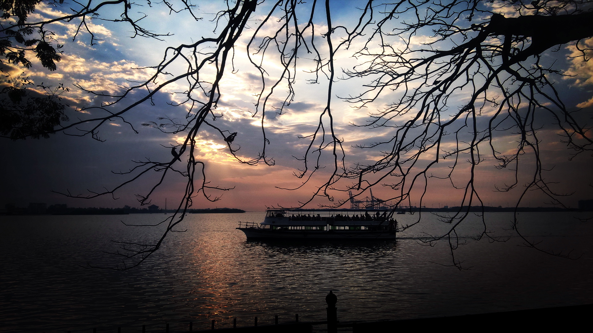 The Ferry Crosses Evening