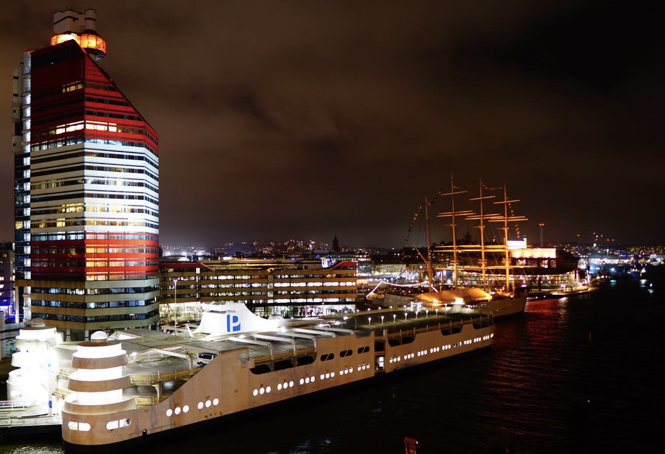 Night Moorings in a City of Light